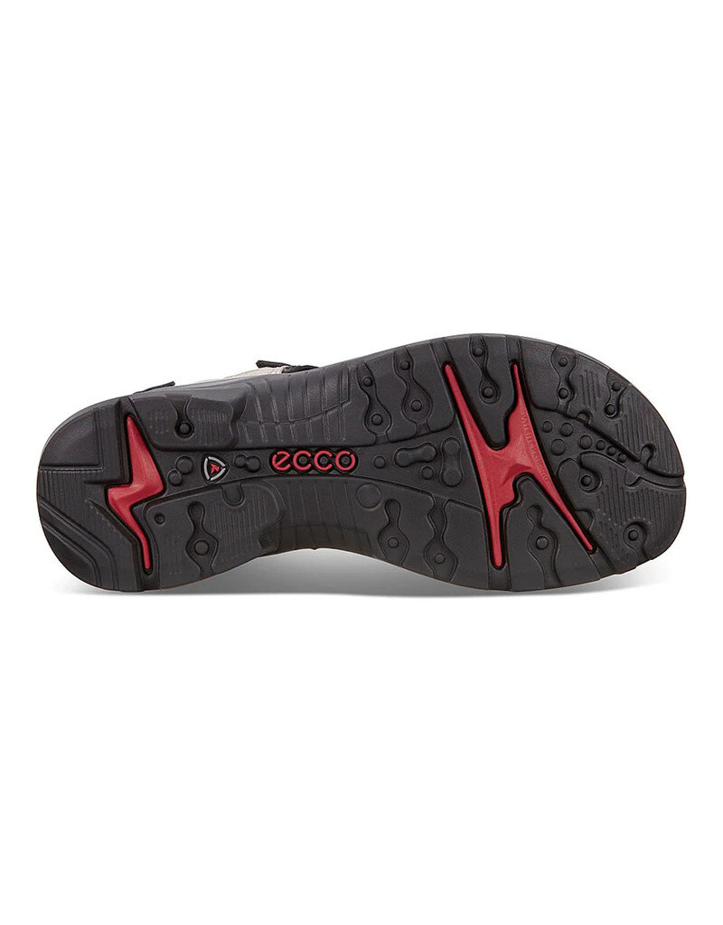ECCO WOMEN'S YUCATAN SANDAL-ATMOSPHERE/ICE W/BLACK