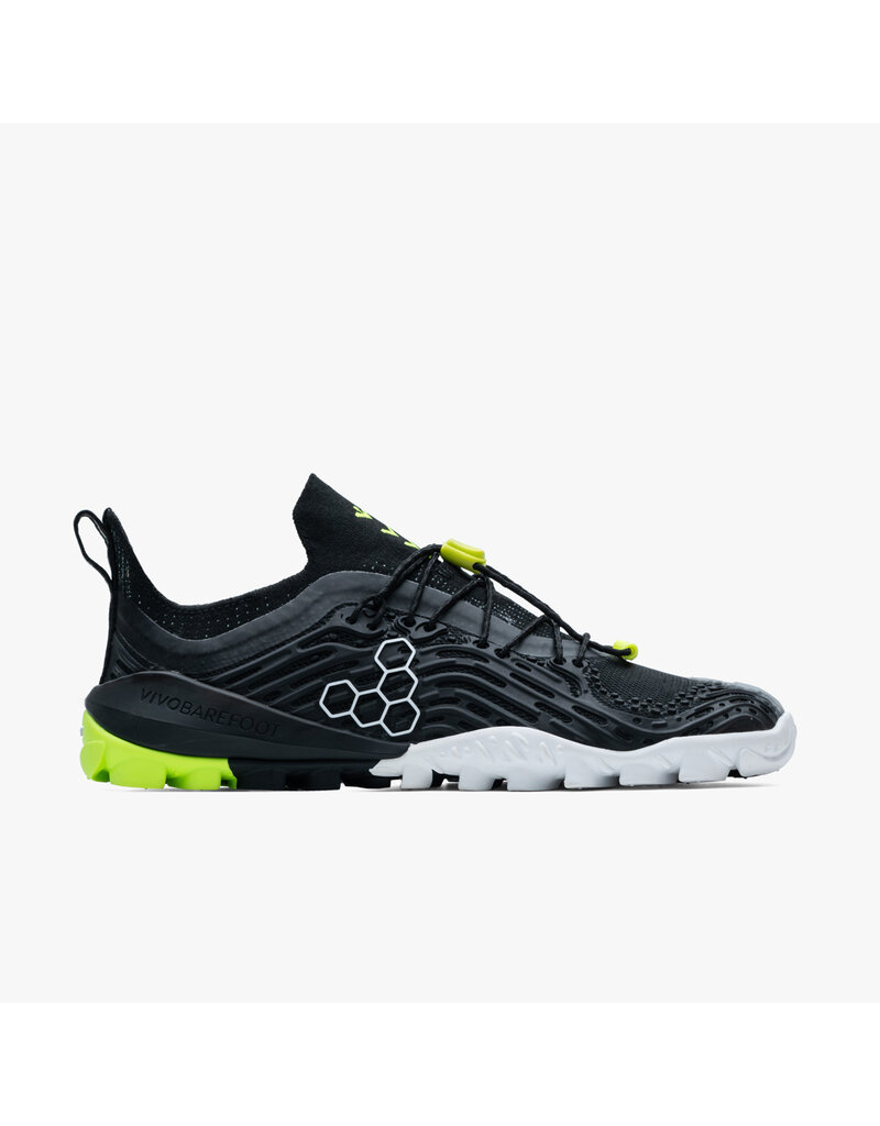 VIVO BAREFOOT MEN'S HYDRA ESC -OBSIDIAN/SAFETY YELLOW
