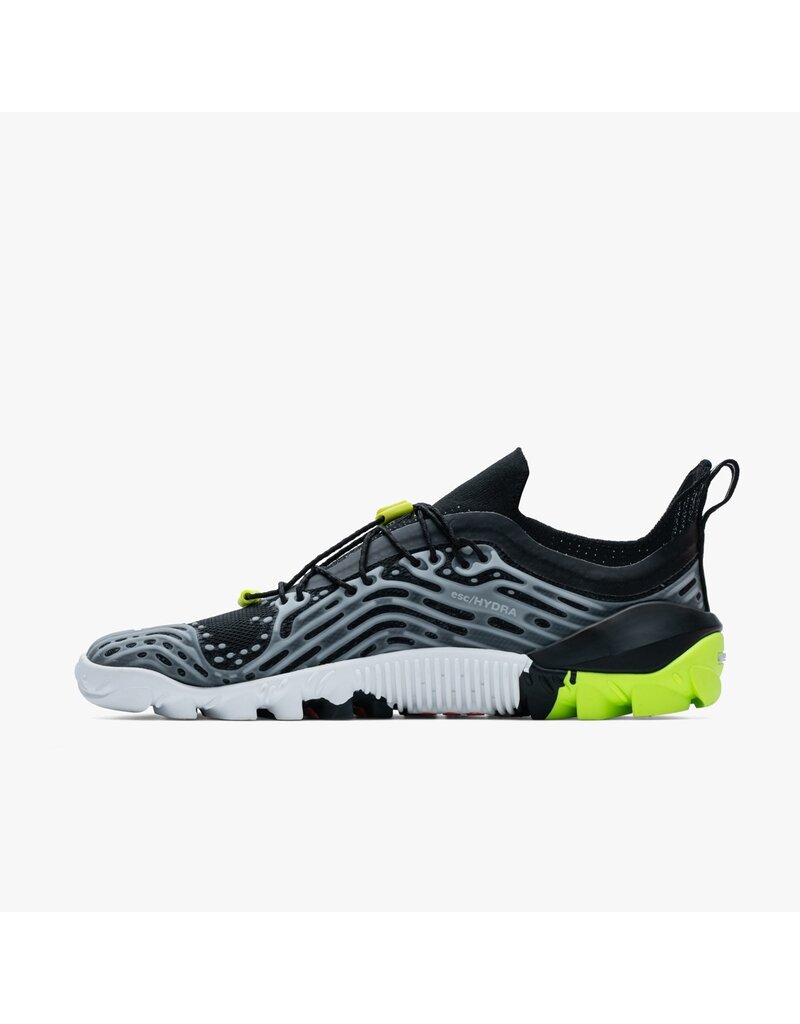 VIVO BAREFOOT MEN'S HYDRA ESC -OBSIDIAN/SAFETY YELLOW