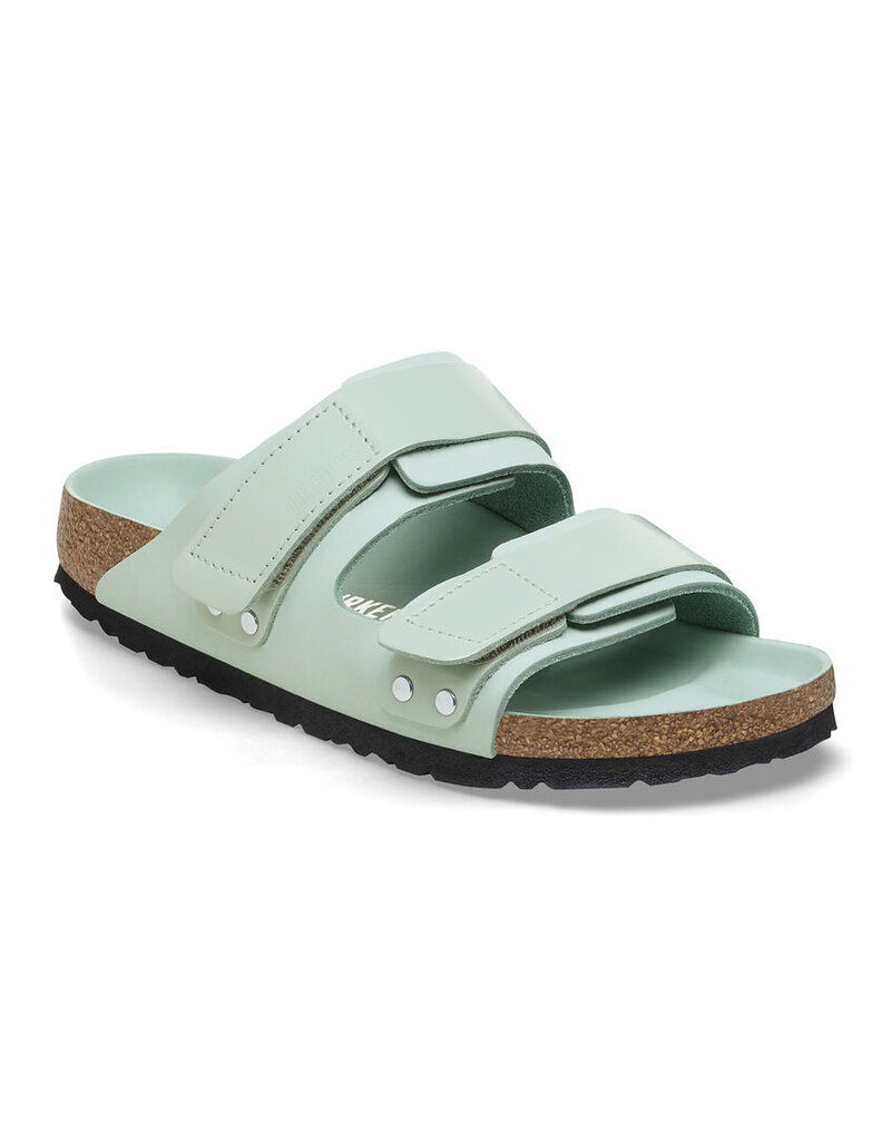 BIRKENSTOCK UJI HEX HIGH SHINE NUBUCK LEATHER-SURF GREEN
