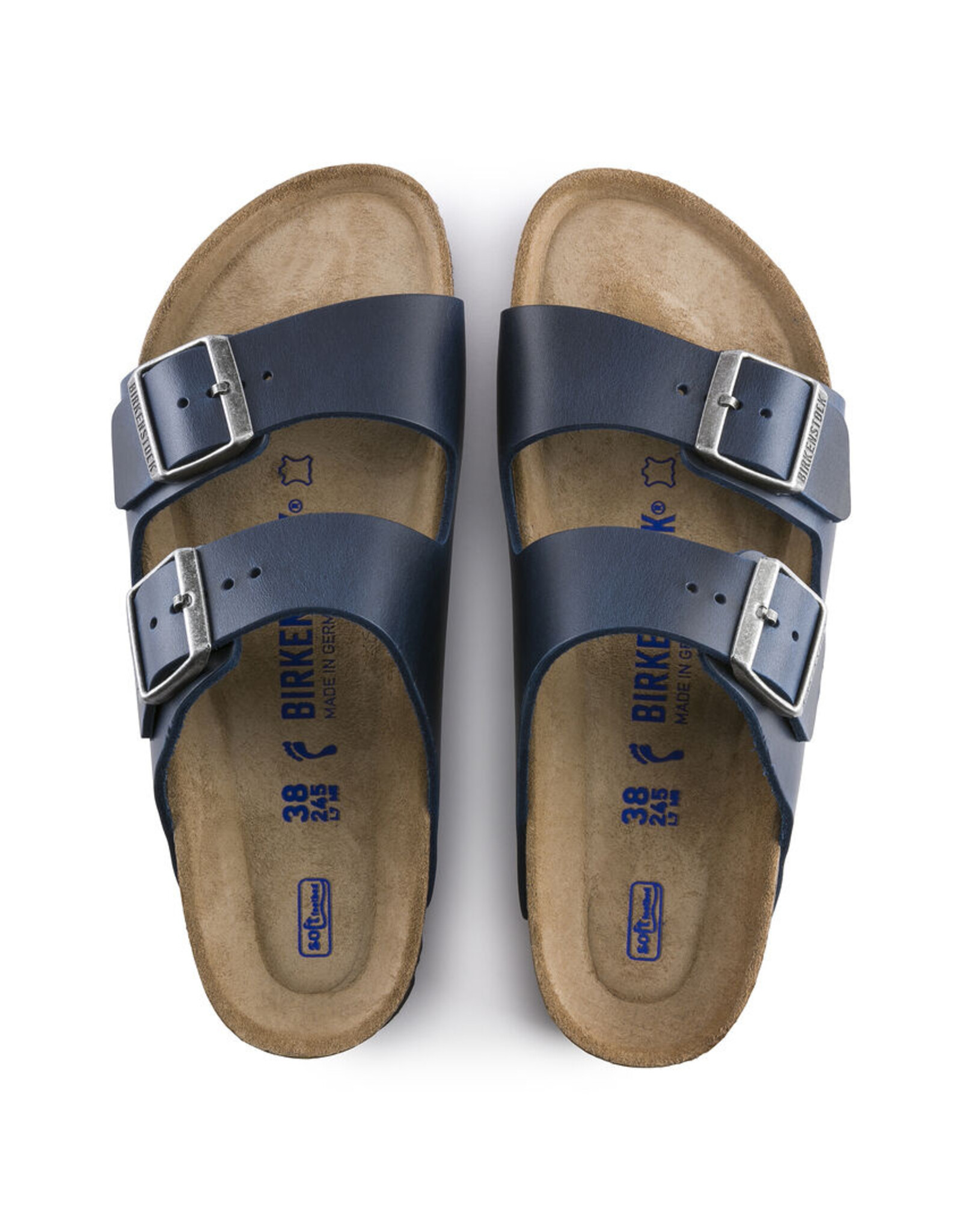 BIRKENSTOCK ARIZONA SOFT FOOTBED NAVY OILED