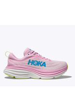 HOKA ONE ONE WOMEN'S BONDI 8-PINK TWILIGHT/WATERPARK