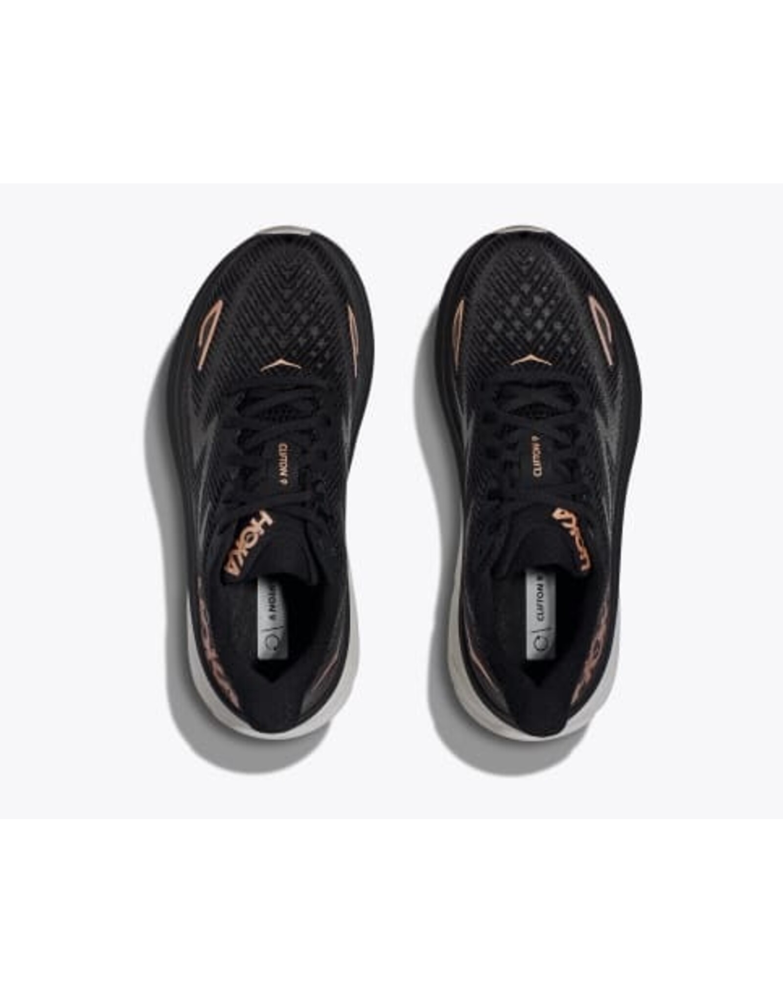 HOKA ONE ONE WOMEN'S CLIFTON 9-BLACK/ROSE GOLD