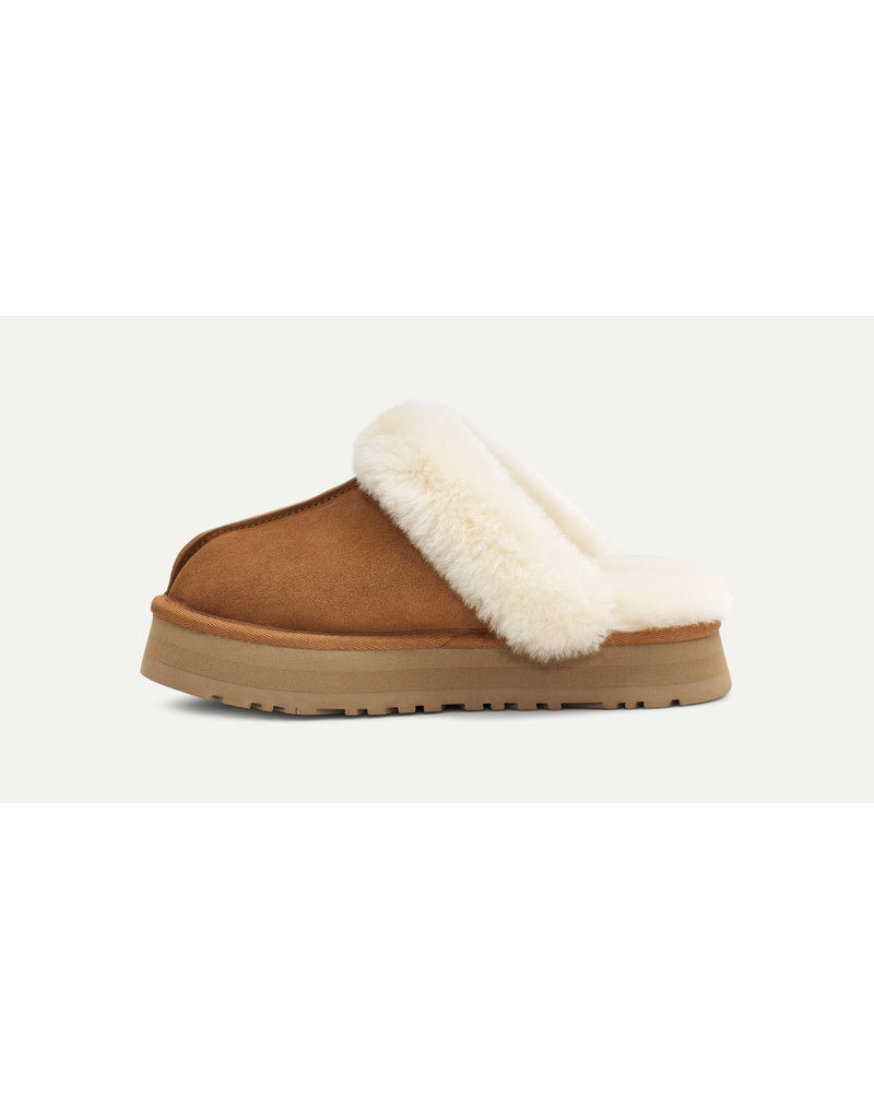 UGG WOMEN'S DISQUETTE SLIPPER-CHESTNUT