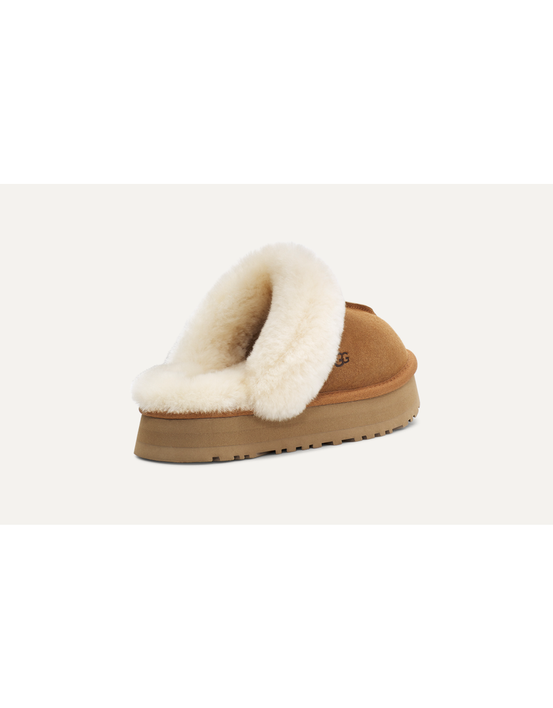 UGG WOMEN'S DISQUETTE SLIPPER-CHESTNUT