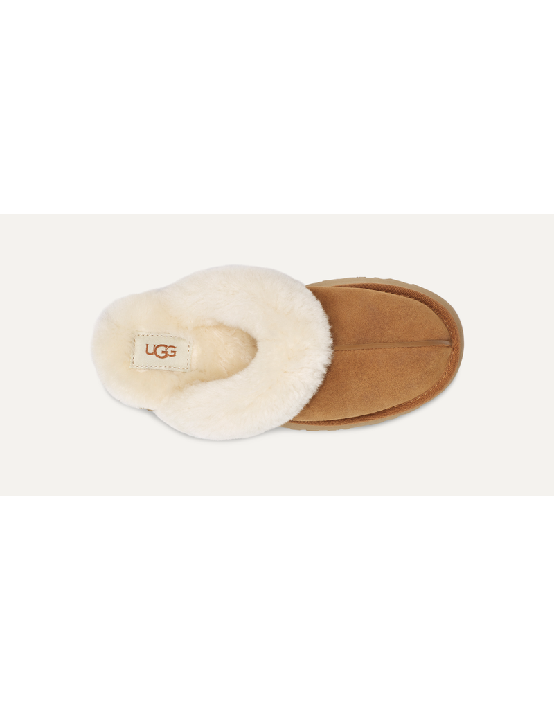 UGG WOMEN'S DISQUETTE SLIPPER-CHESTNUT