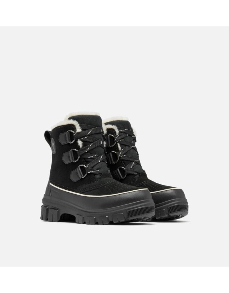 SOREL WOMEN'S TIVOLI V WATERPROOF-BLACK/FAWN