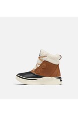 SOREL WOMEN'S OUT N ABOUT IV CHILLZ WATERPROOF-TAFFY/BLACK