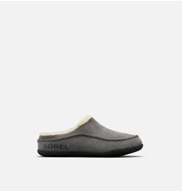 SOREL MEN'S FALCON RIDGE II SLIPPER-QUARRY/BLACK