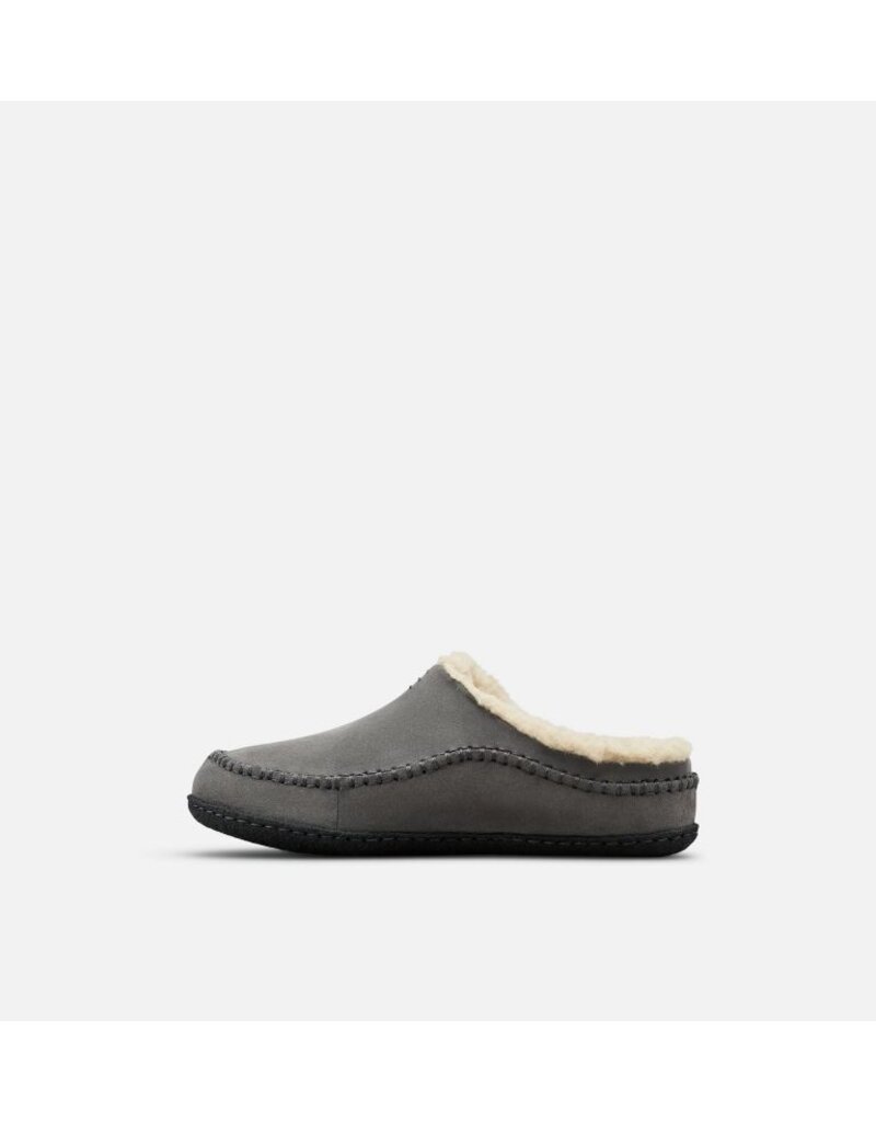 SOREL MEN'S FALCON RIDGE II SLIPPER-QUARRY/BLACK