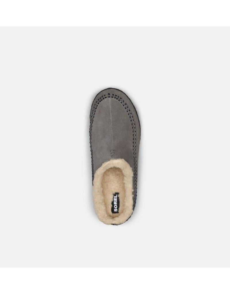 SOREL MEN'S FALCON RIDGE II SLIPPER-QUARRY/BLACK