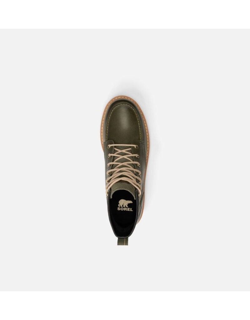 SOREL MEN'S SLABTOWN 62 MOC WATERPROOF-ALPINE TUNDRA/TAWNY BUFF