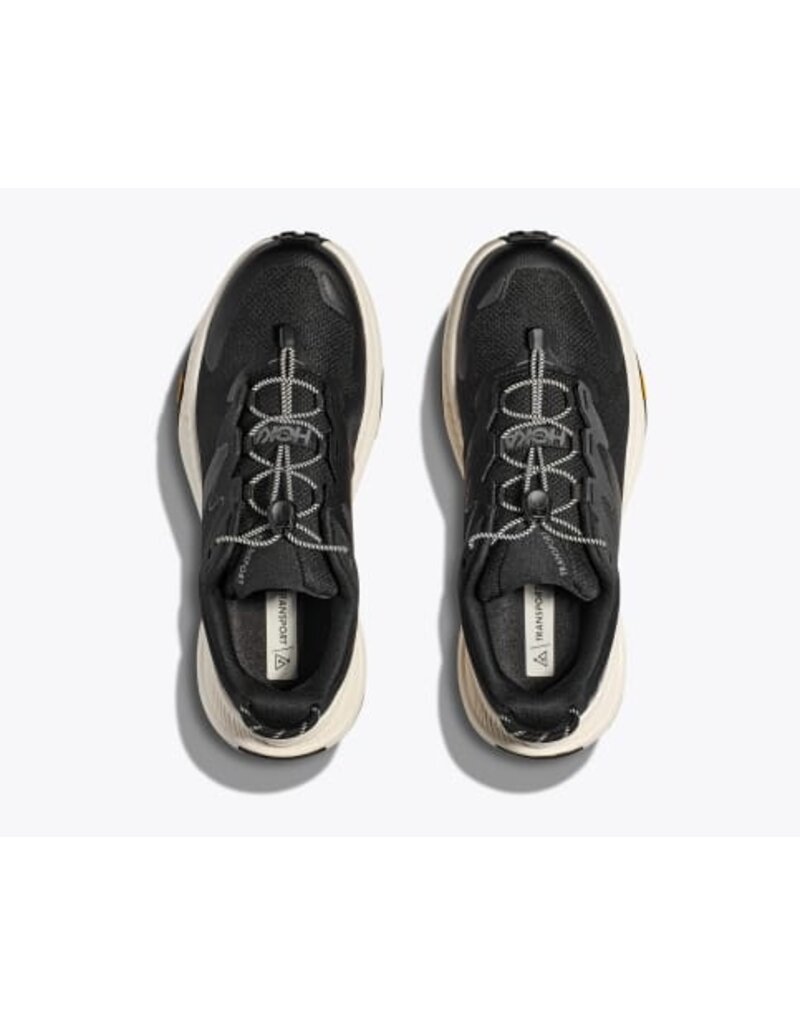 HOKA ONE ONE WOMEN'S TRANSPORT-BLACK/ALABASTER