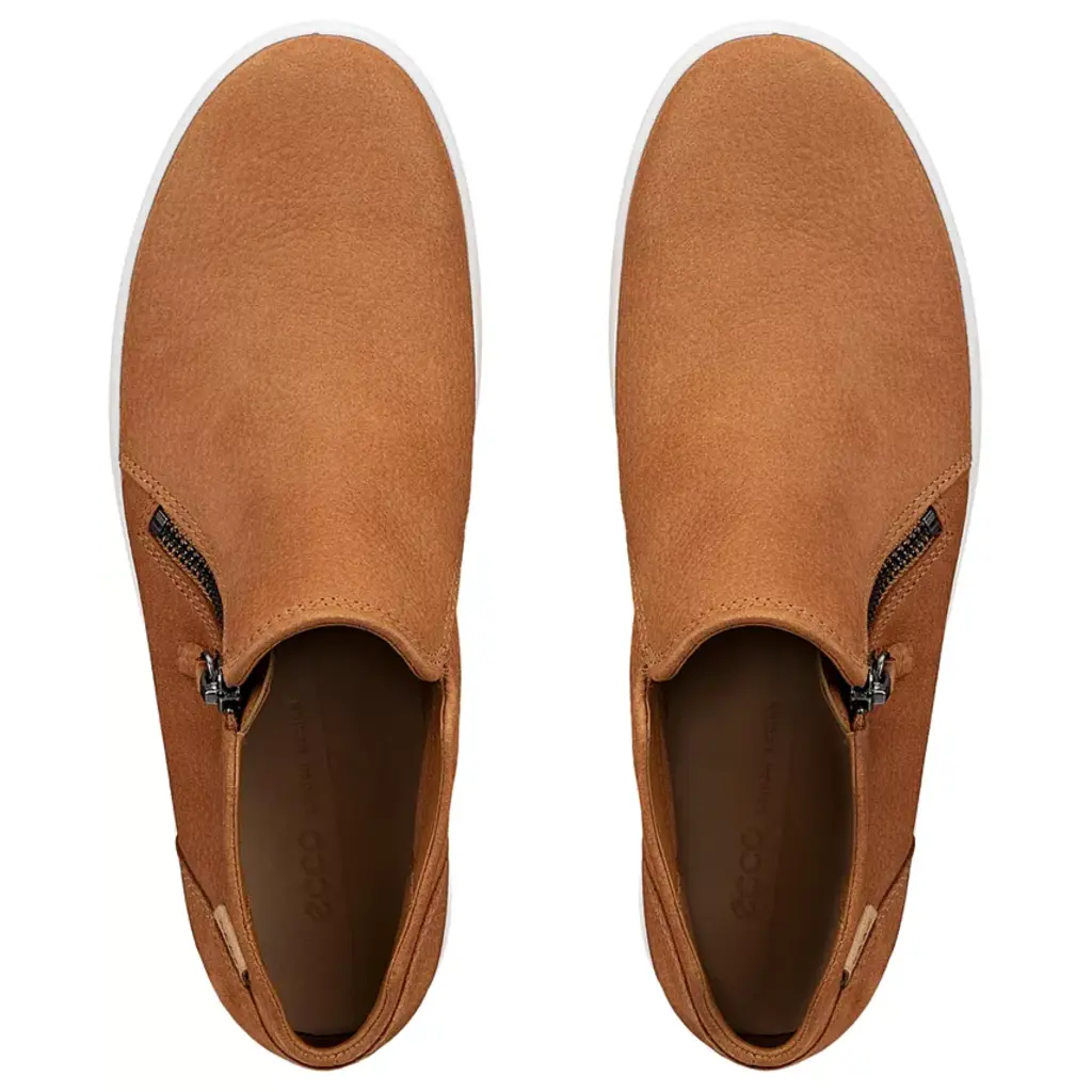 ECCO WOMEN'S SOFT 7 SIDE ZIP BOOTIE-CASHMERE