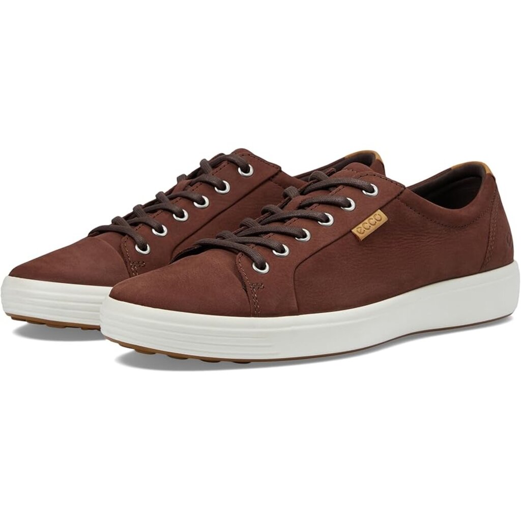 ECCO MEN'S SOFT 7 SNEAKER-CHOCOLAT
