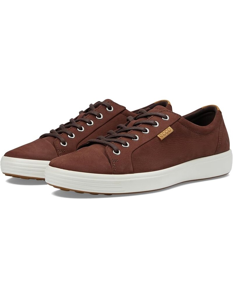 ECCO MEN'S SOFT 7 SNEAKER-CHOCOLAT