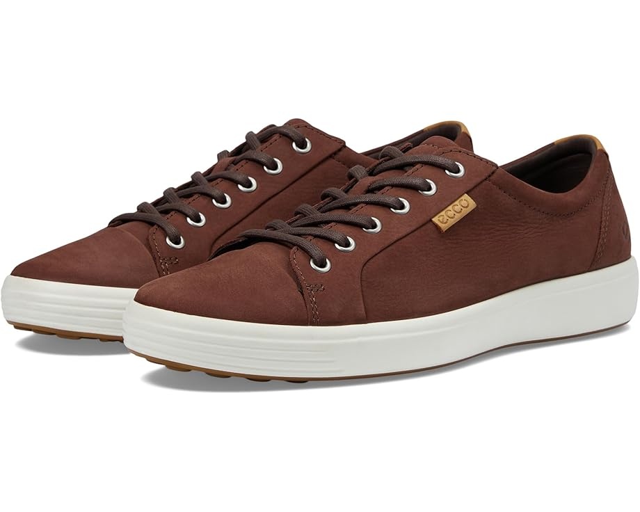 ECCO MEN'S SOFT 7 SNEAKER-CHOCOLAT
