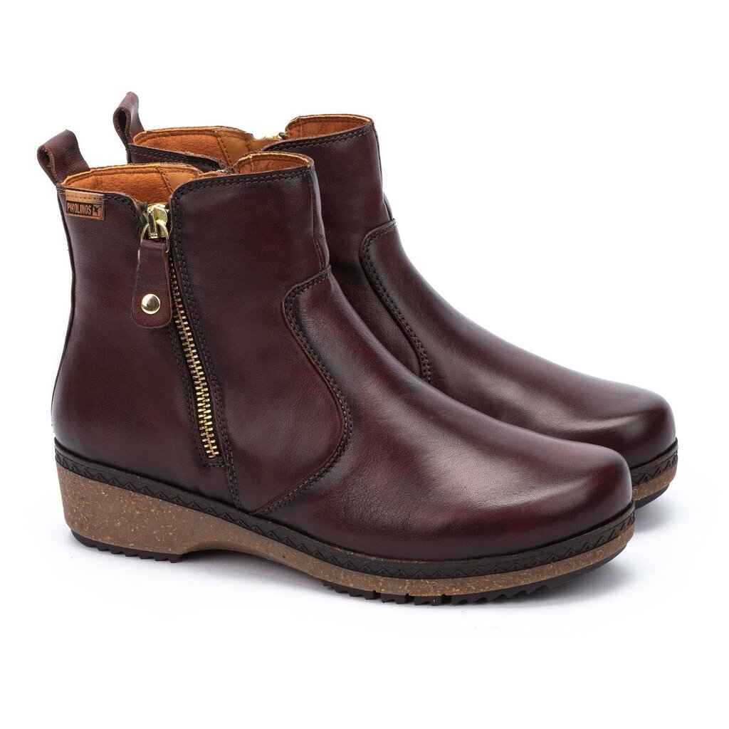 PIKOLINOS WOMEN'S GRANADA BOOTIE-CAOBA | BEND SHOE CO