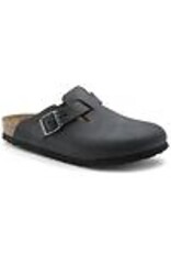 BIRKENSTOCK BOSTON OILED LEATHER-BLACK OILED BIRKENSTOCK BOSTON OILED LEATHER-BLACK OILED