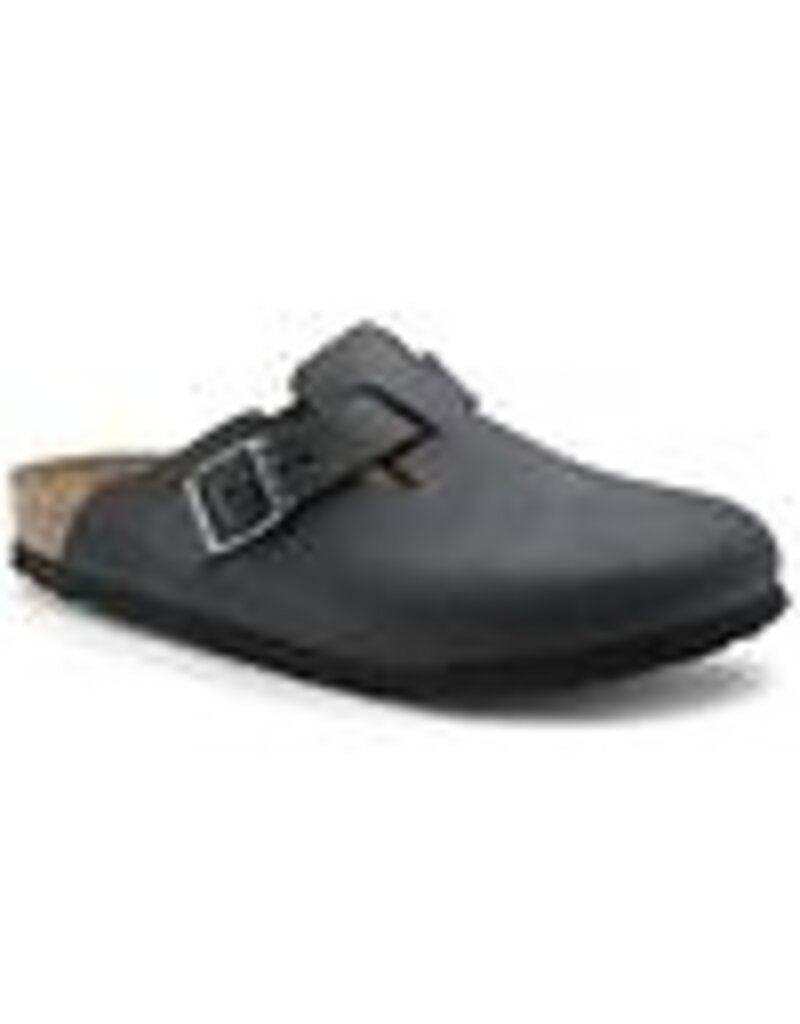 BIRKENSTOCK BOSTON OILED LEATHER-BLACK OILED
