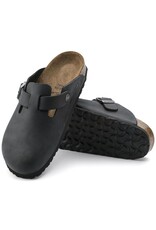 BIRKENSTOCK BOSTON OILED LEATHER-BLACK OILED BIRKENSTOCK BOSTON OILED LEATHER-BLACK OILED