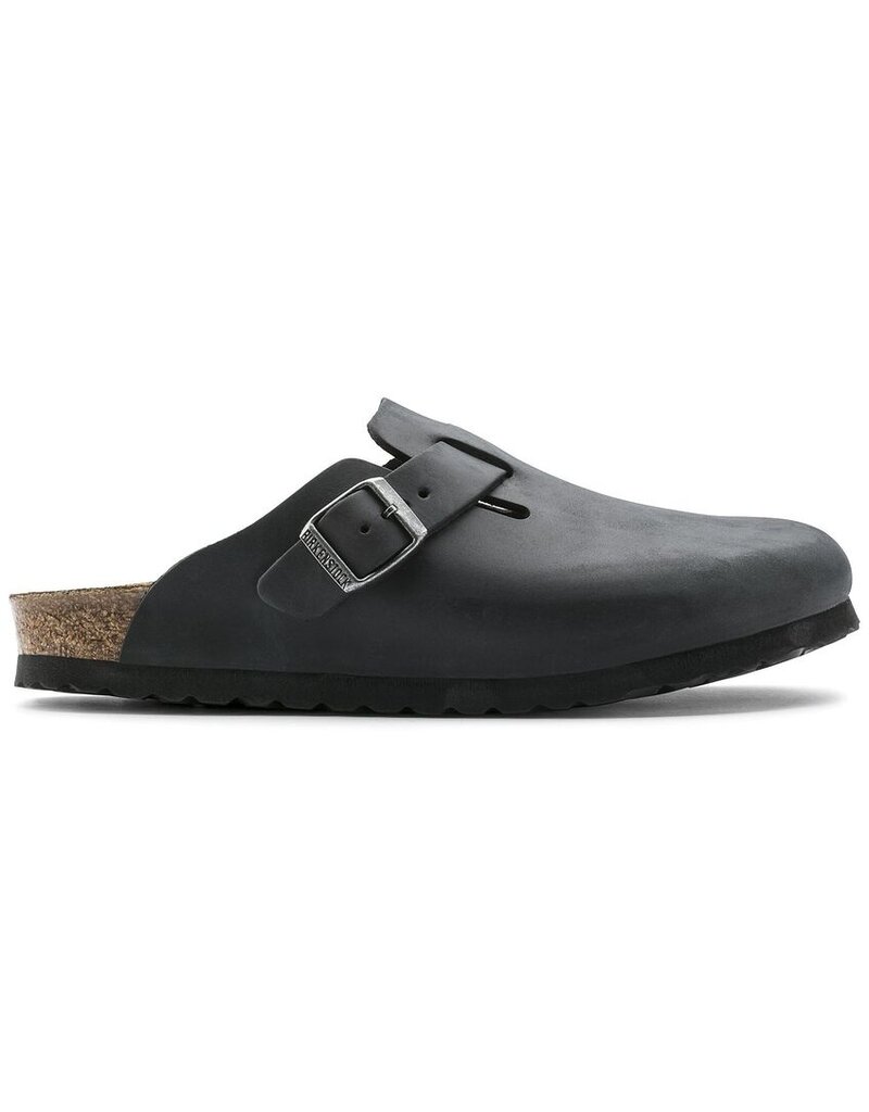 BIRKENSTOCK BOSTON OILED LEATHER-BLACK OILED