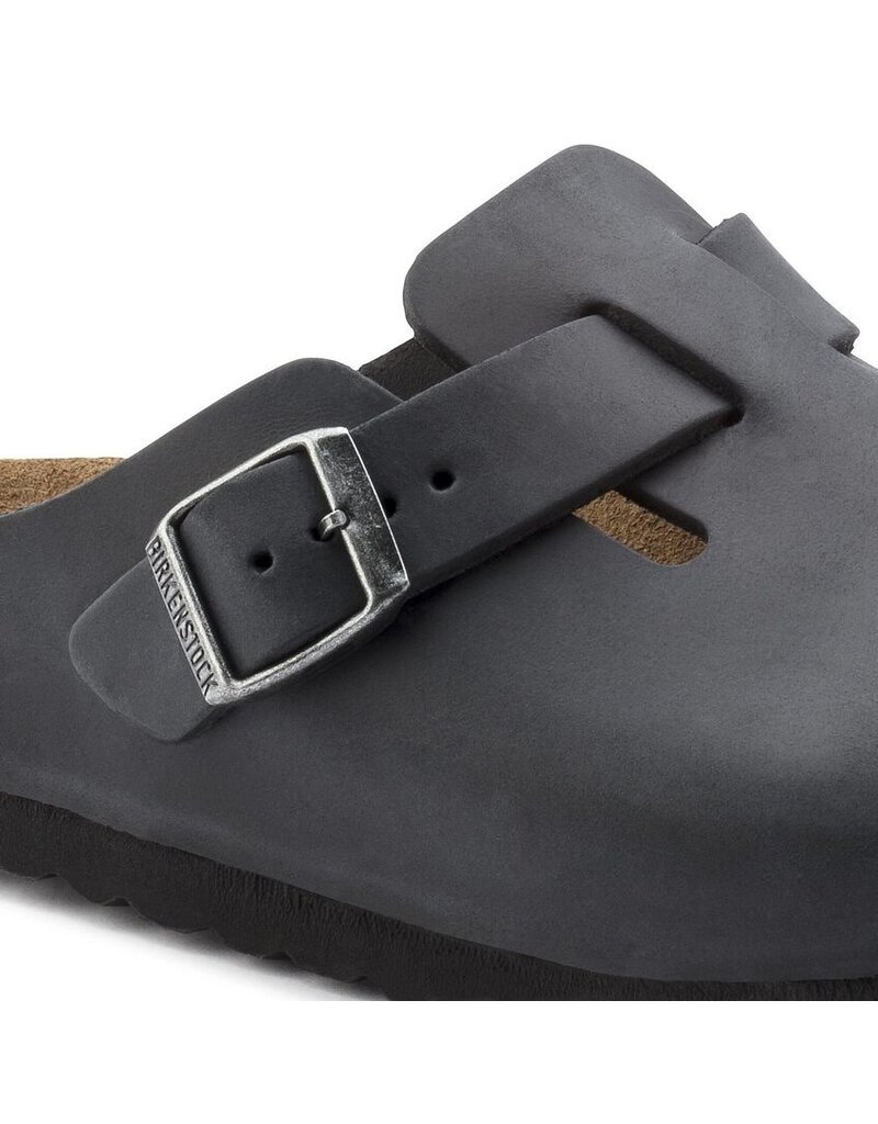 BIRKENSTOCK BOSTON OILED LEATHER-BLACK OILED