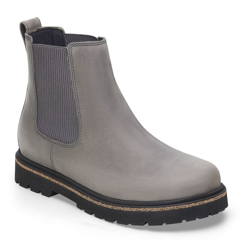 BIRKENSTOCK HIGHWOOD SLIP ON-GRAPHITE/NUBUCK