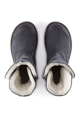 BIRKENSTOCK UPPSALA SHEARLING GRAPHITE/NATURAL SUEDE