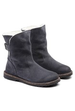 BIRKENSTOCK UPPSALA SHEARLING GRAPHITE/NATURAL SUEDE