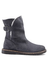 BIRKENSTOCK UPPSALA SHEARLING GRAPHITE/NATURAL SUEDE