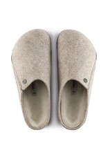 BIRKENSTOCK ZERMATT SHEARLING-EGGSHELL/NATURAL WOOD