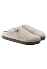 BIRKENSTOCK ZERMATT SHEARLING-EGGSHELL/NATURAL WOOD