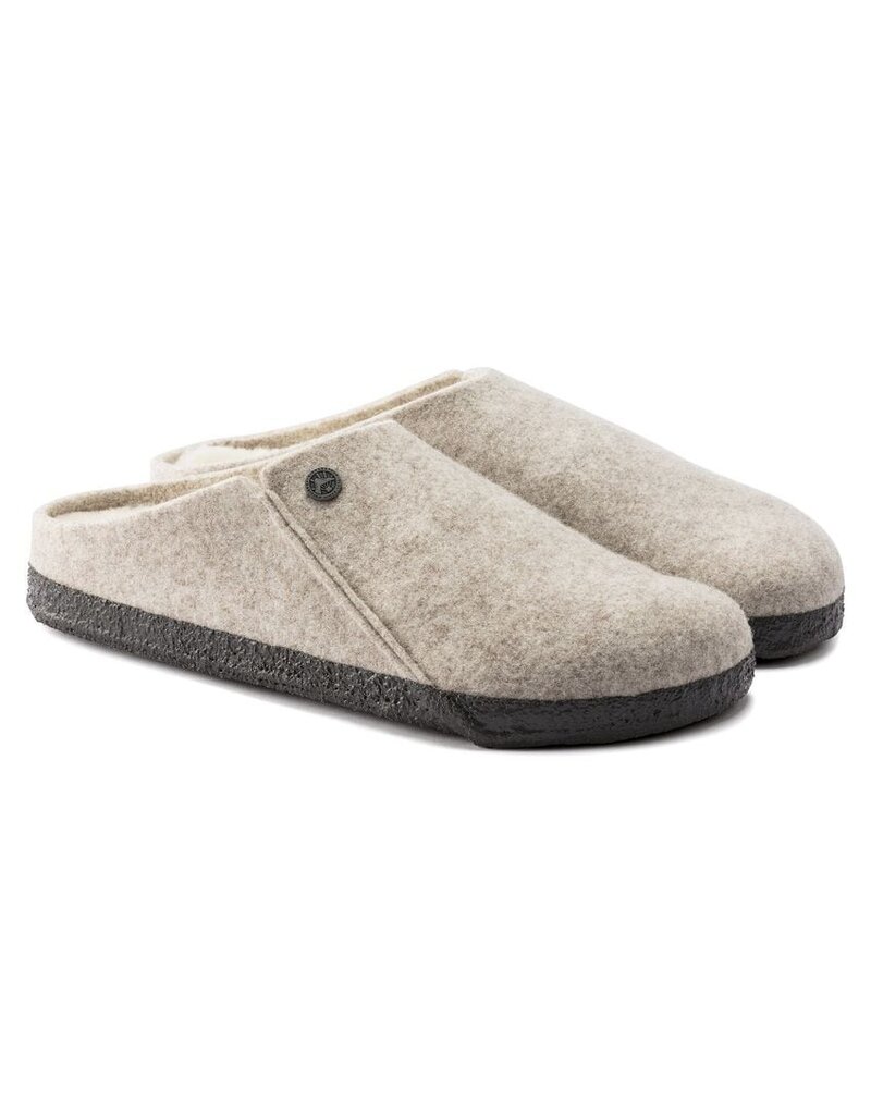 BIRKENSTOCK ZERMATT SHEARLING-EGGSHELL/NATURAL WOOD