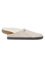 BIRKENSTOCK ZERMATT SHEARLING-EGGSHELL/NATURAL WOOD