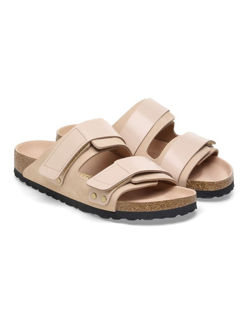 BIRKENSTOCK UJI HEX HIGH SHINE NUBUCK LEATHER-BEIGE