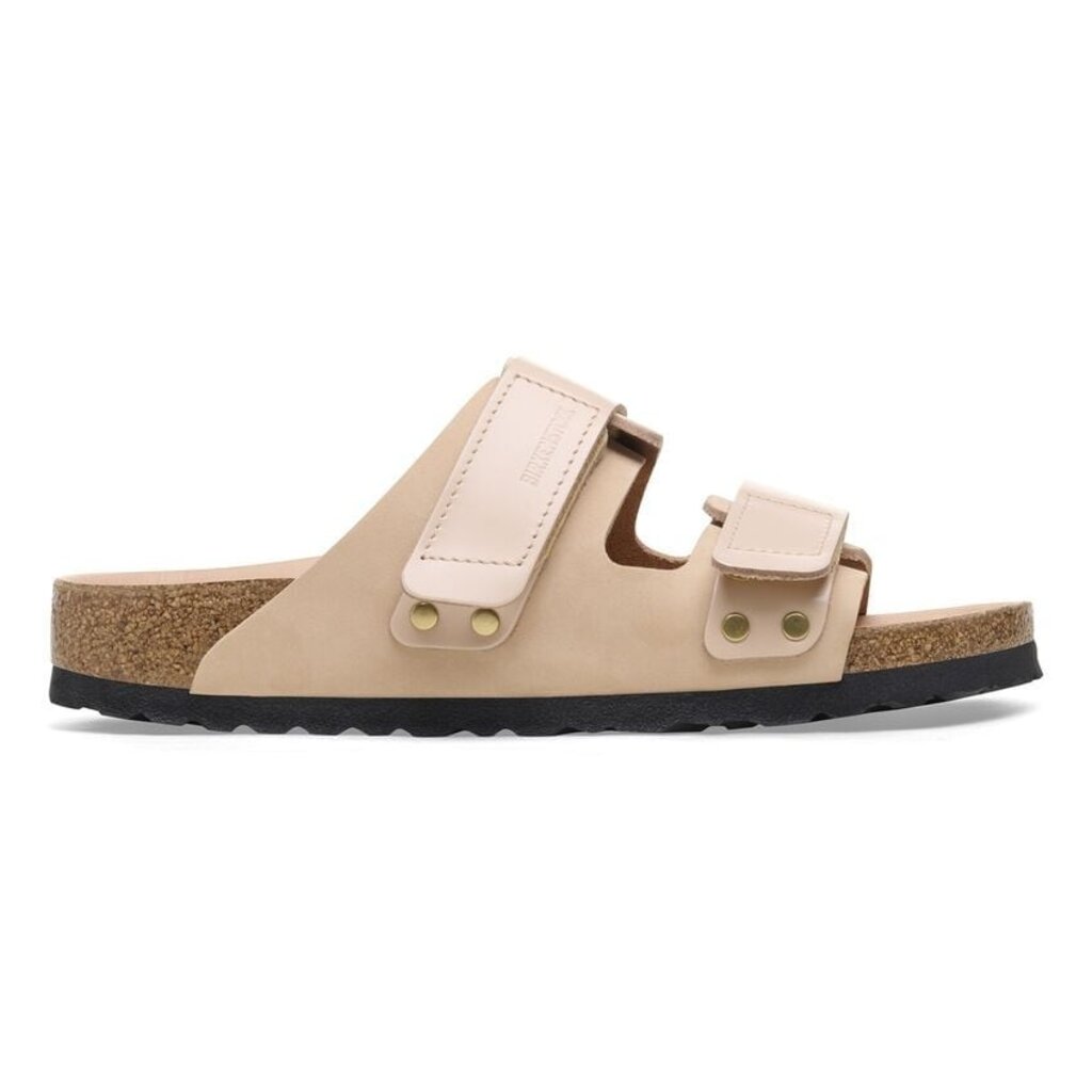 BIRKENSTOCK UJI HEX HIGH SHINE NUBUCK LEATHER-BEIGE