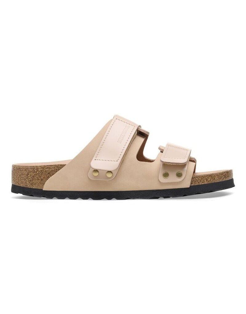 BIRKENSTOCK UJI HEX HIGH SHINE NUBUCK LEATHER-BEIGE