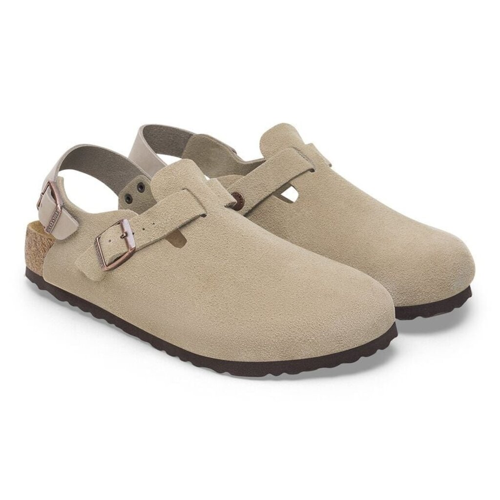 BIRKENSTOCK TOKIO SUEDE-TAUPE