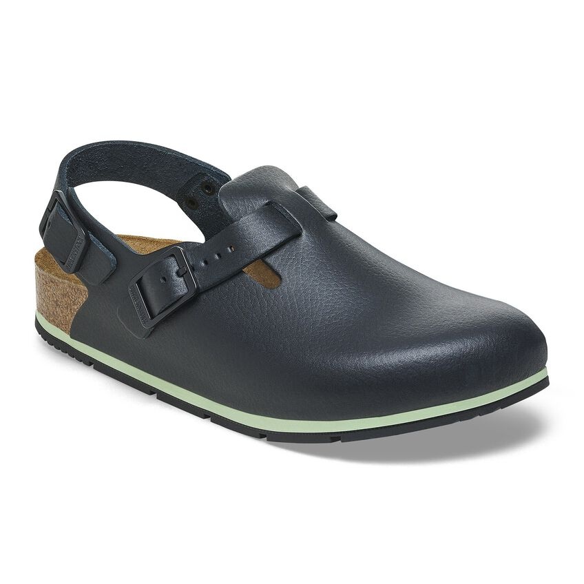 BIRKENSTOCK TOKIO PRO LEATHER-BLACK