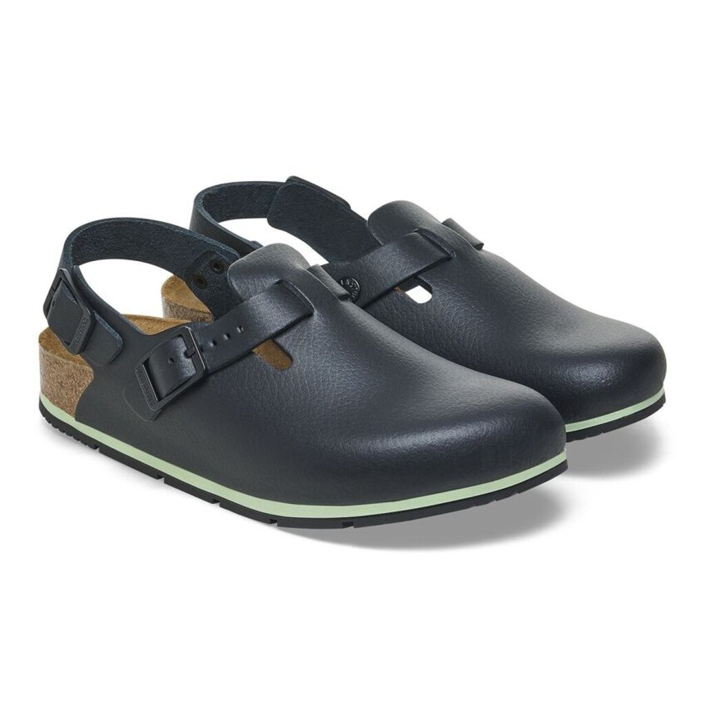 BIRKENSTOCK TOKIO PRO LEATHER-BLACK | BEND SHOE CO