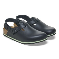 BIRKENSTOCK TOKIO PRO LEATHER-BLACK | BEND SHOE CO