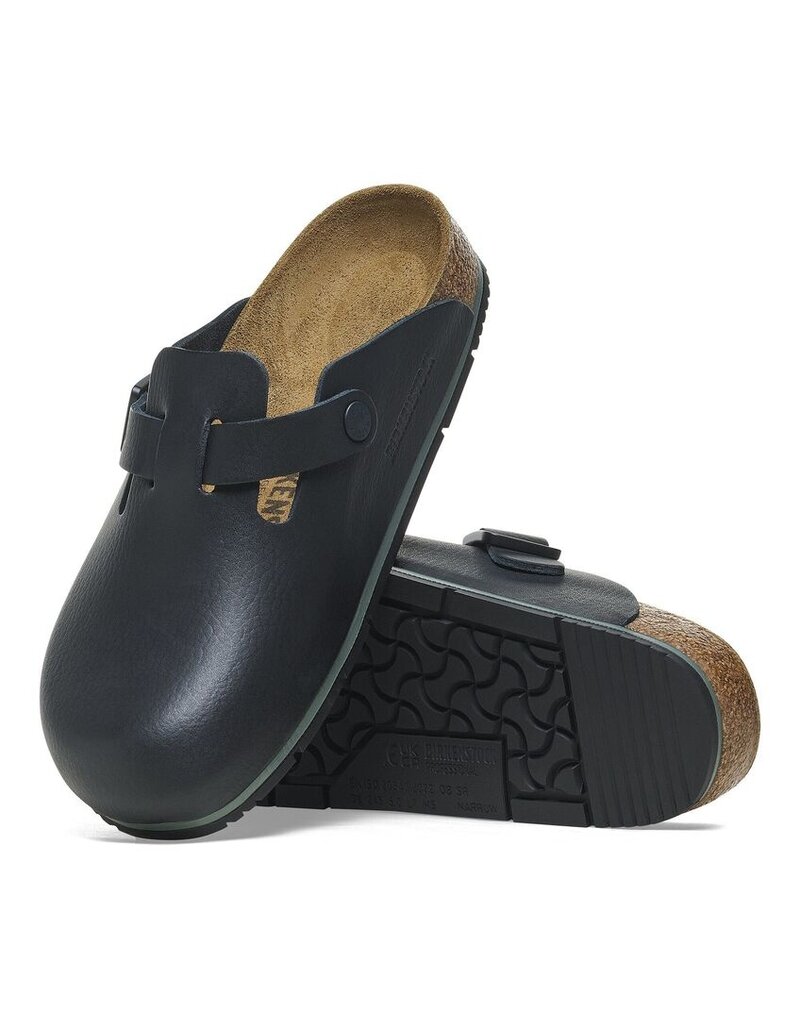 BIRKENSTOCK BOSTON PRO LEATHER-BLACK