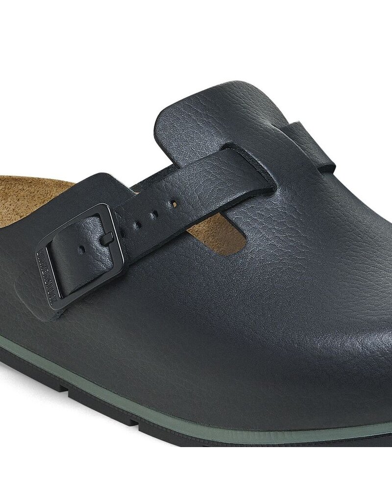 BIRKENSTOCK BOSTON PRO LEATHER-BLACK