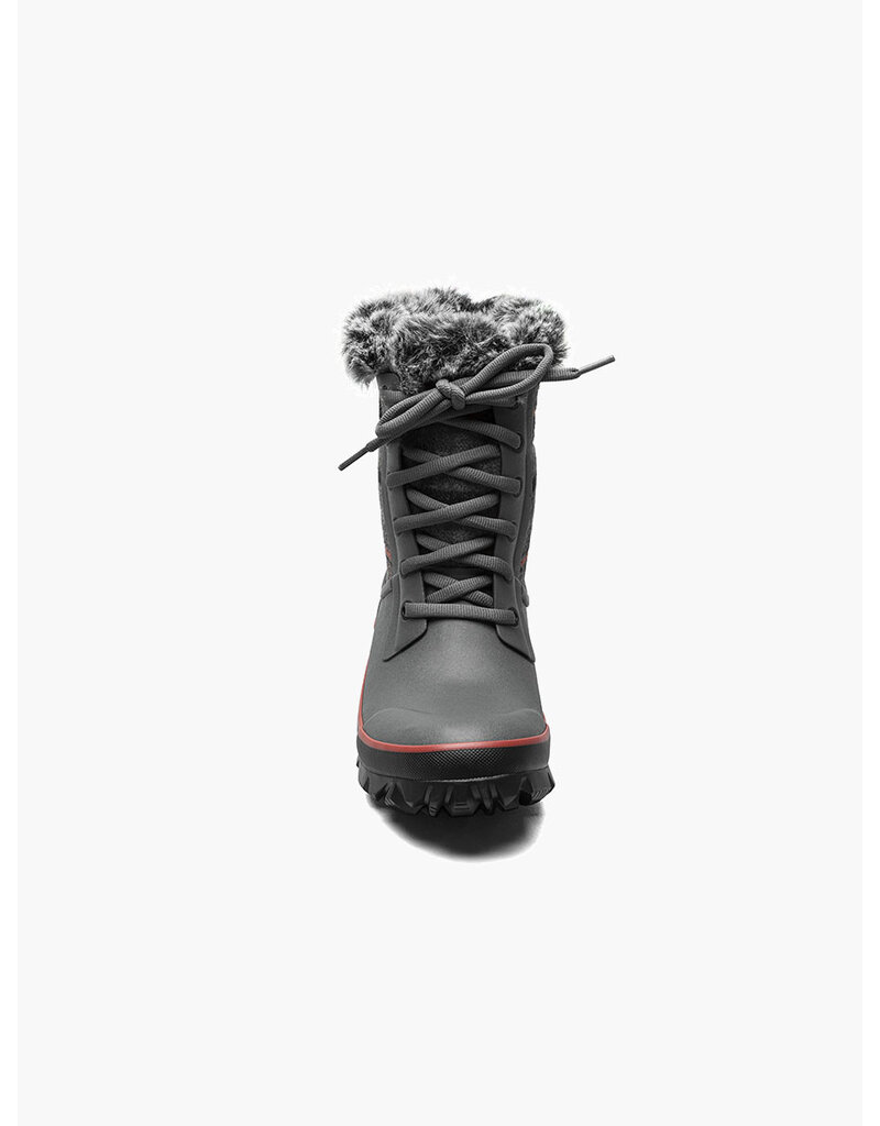 BOGS WOMEN'S ARCATA COZY PLAID-DARK GRAY MULTI