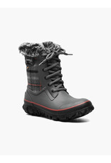BOGS WOMEN'S ARCATA COZY PLAID-DARK GRAY MULTI