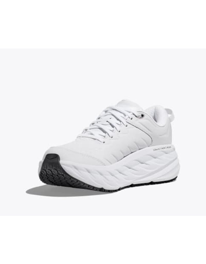 HOKA ONE ONE WOMEN'S BONDI SLIP RESISTANT-WHITE