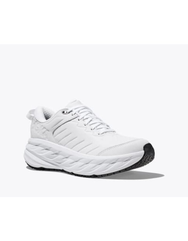 HOKA ONE ONE WOMEN'S BONDI SLIP RESISTANT-WHITE