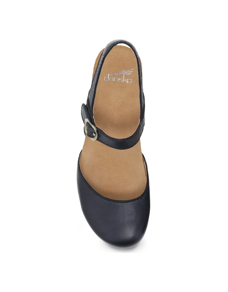 DANSKO WOMEN'S TIFFANI BLACK MILLED BURNISHED