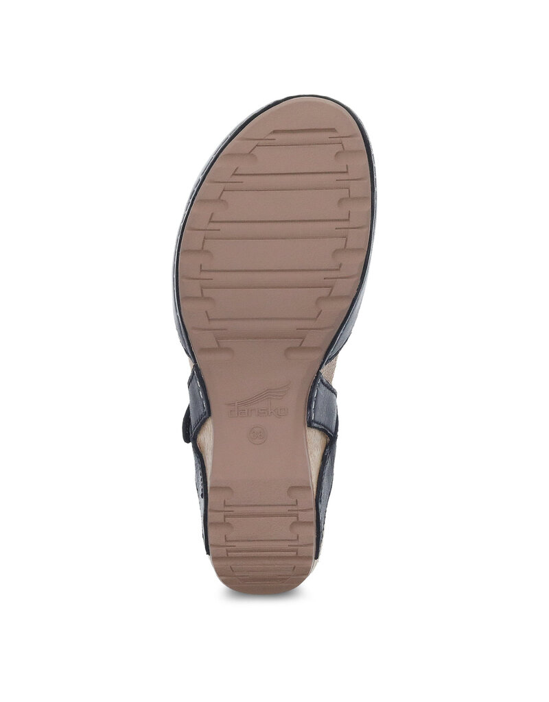 DANSKO WOMEN'S TIFFANI BLACK MILLED BURNISHED